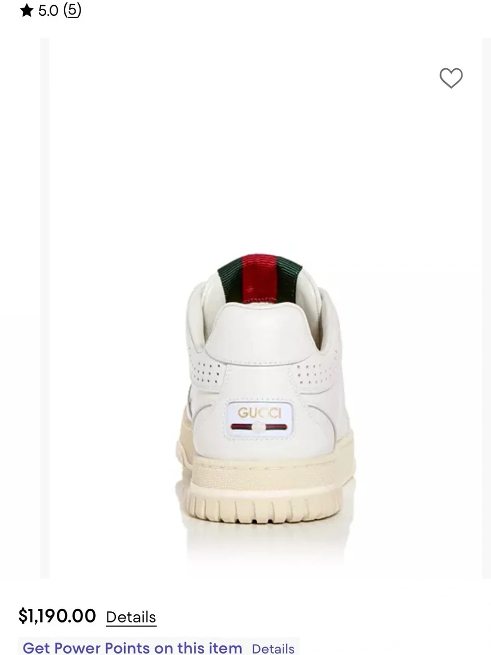 Gucci men leather